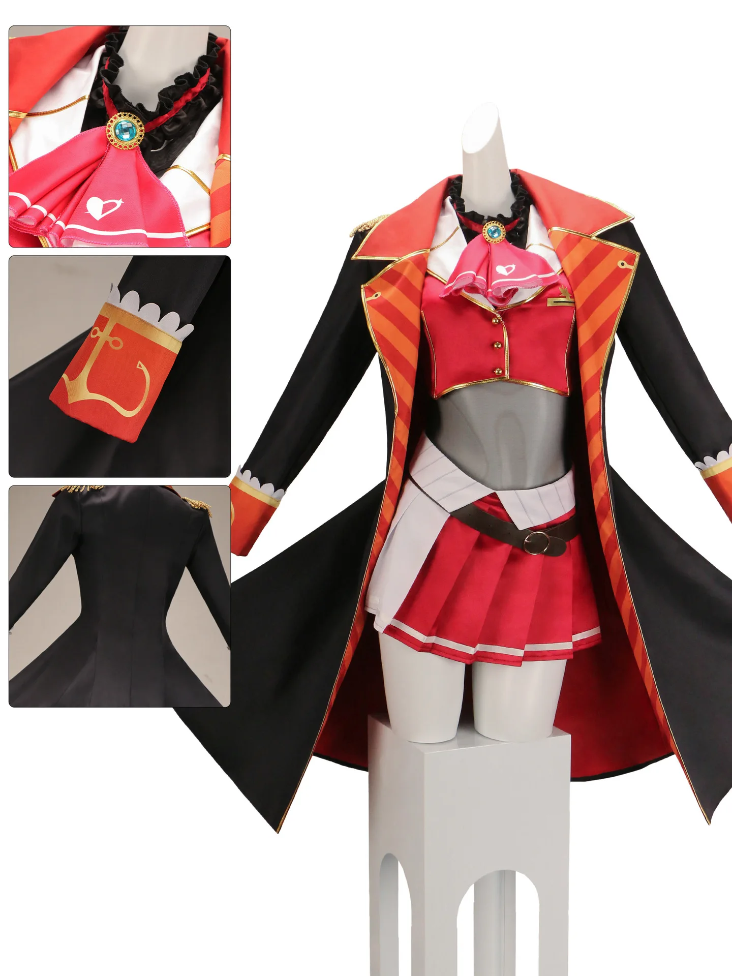 

Hololive Gamers Houshou Virtual Anchor Marine Working As VTuber On Land With Goal Of Purchasing Pirate Ships Cosplay Costume Set