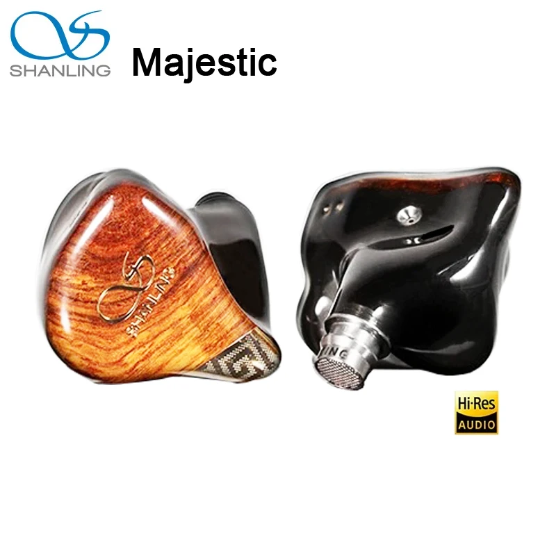 

SHANLING MAJESTIC Flagship In-ear Headphones 12 Driver Tribrid In-Ear Earphones 0.78mm HiFi Hi-Res Audio Headset Wired Earbud