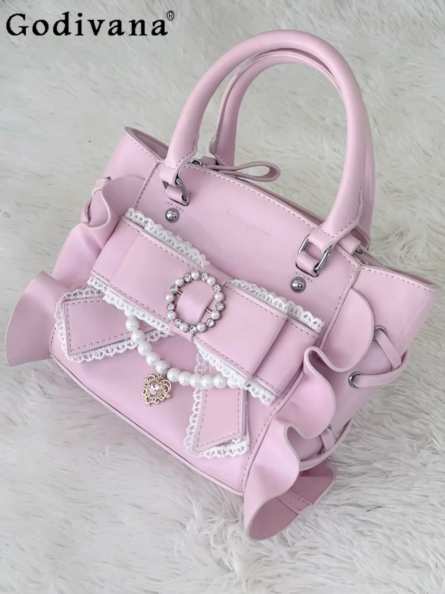 

Y2K Subculture Japanese Original Lolita Tote Bag Sweet Cool Cosplay Exhibition Versatile Women's Bag