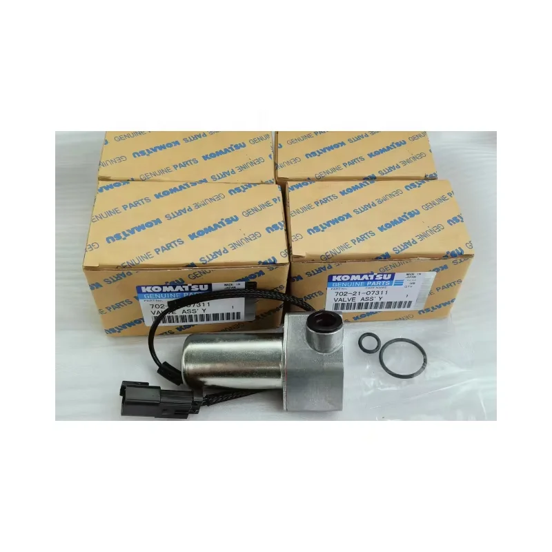 굴착기 PC130-7 유압 메인 펌프 솔레노이드 밸브 702-21-07311 코마츠용