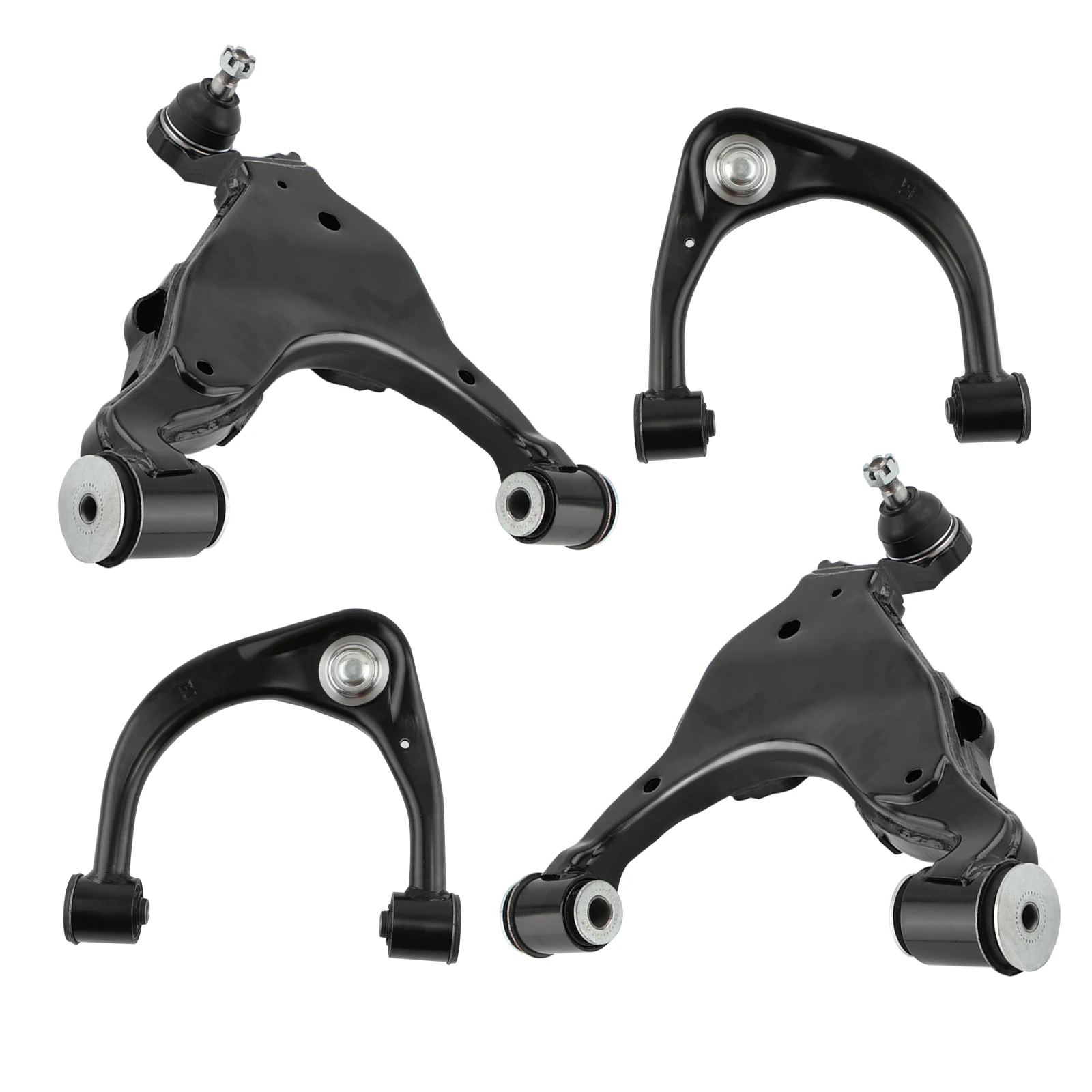 4x Front Lower & Upper Control Arms w/Ball Joints for Toyota Tacoma 2015 TRD Pro	Suspension Kit