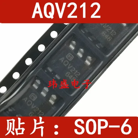 

10 pieces AQV212 SOP-6