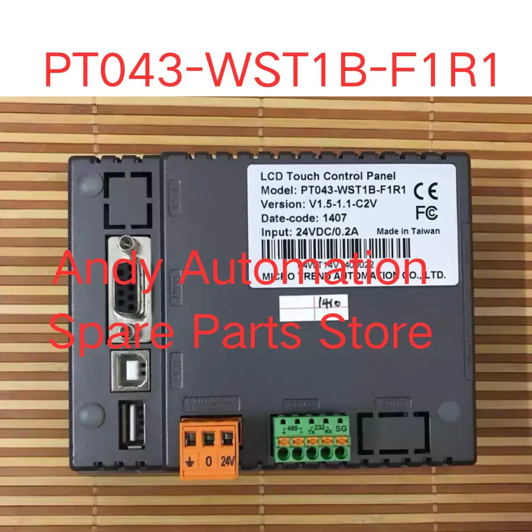 Second-hand PT043-WST1B-F1R1 touch screen