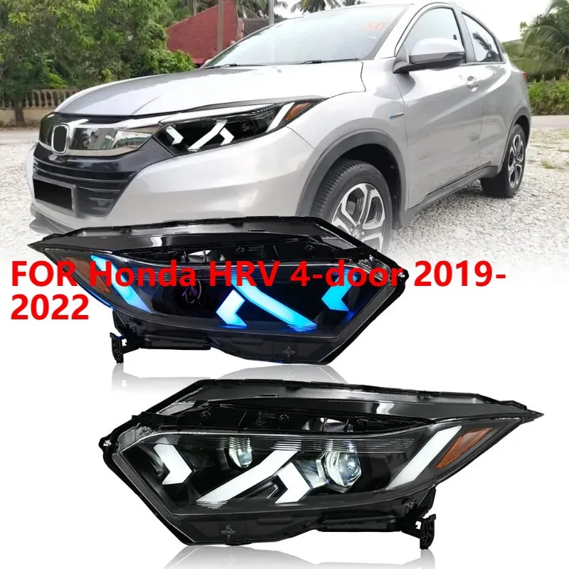

2 шт. светодиодные фары для Honda HRV 4-дверные 2019-2022, последовательная фара DRL в сборе
