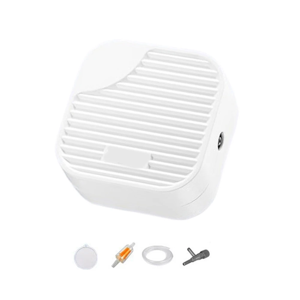 345W Silent Aquarium Oxygen Pump Fish Tank Air Compressor 2 53 Lmin Low Voltage Slow Current Output for Fish Tanks