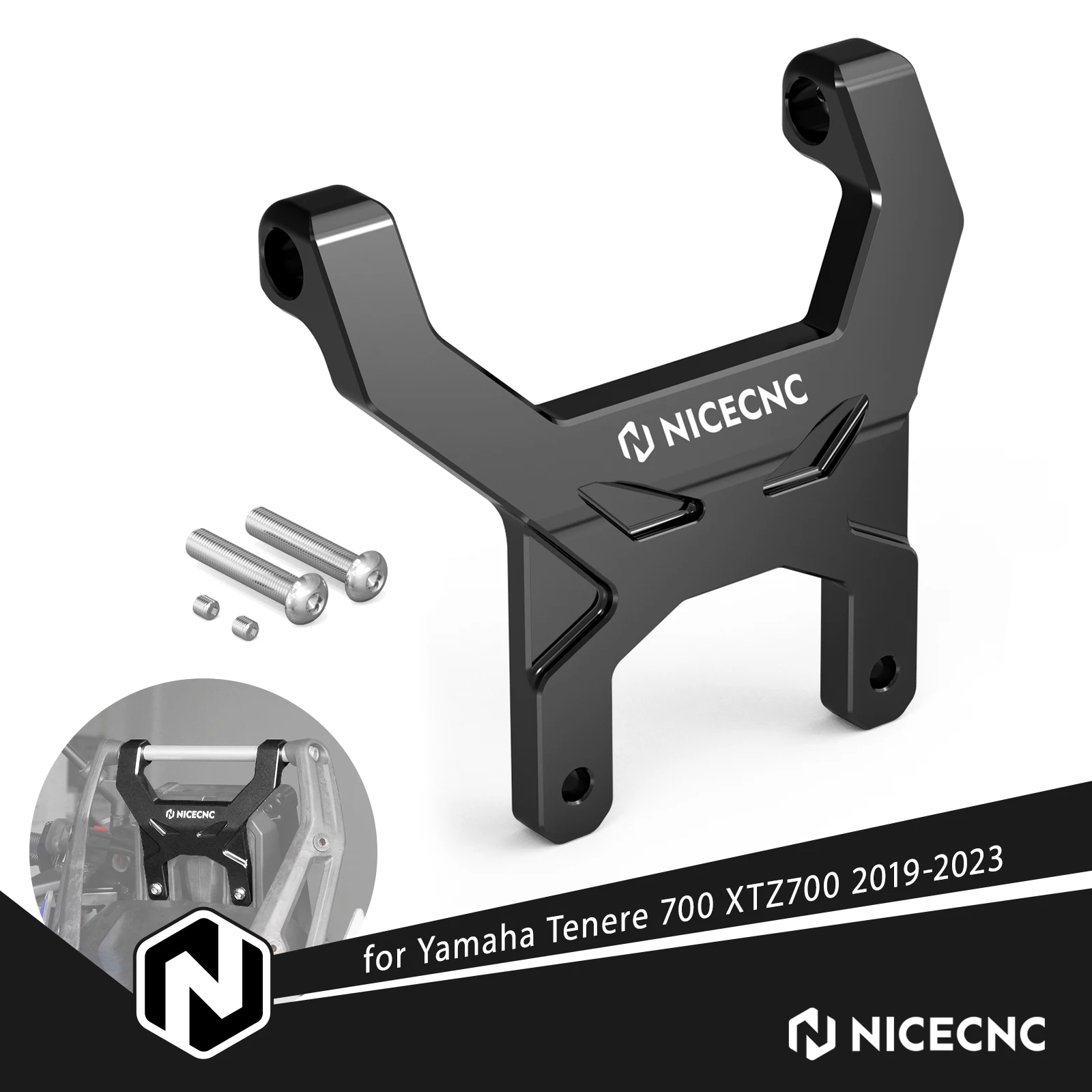 

Motorcycle Dash Stabilizer Gauge Anti-Vibration Bracket for Yamaha Tenere 700 Tenere700 XTZ700 T700 2019 2020 2021 2022 2023