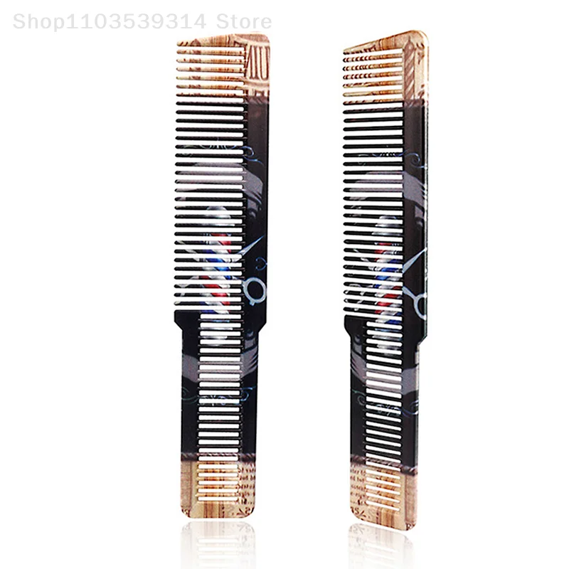 Kapperszaak Professionele Retro Print Flat Top Clipper Kammen Kappers Mannen Vrouwen Haar Knippen Kammen