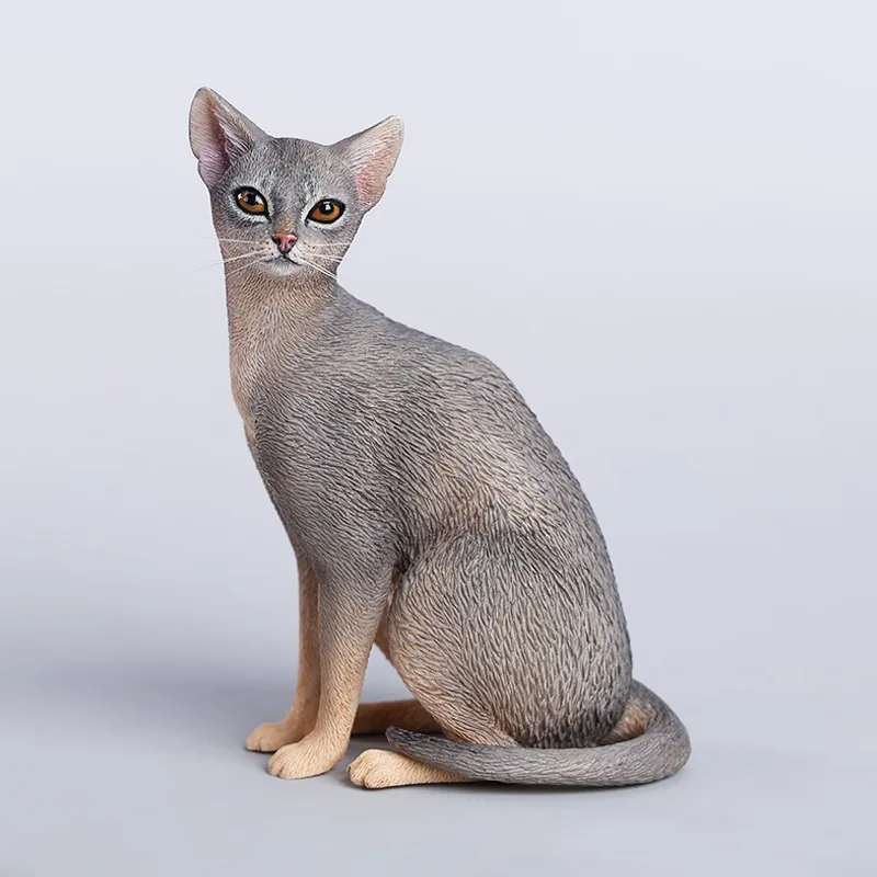 

Simulated cat ornament desktop trinket tide doll figure model