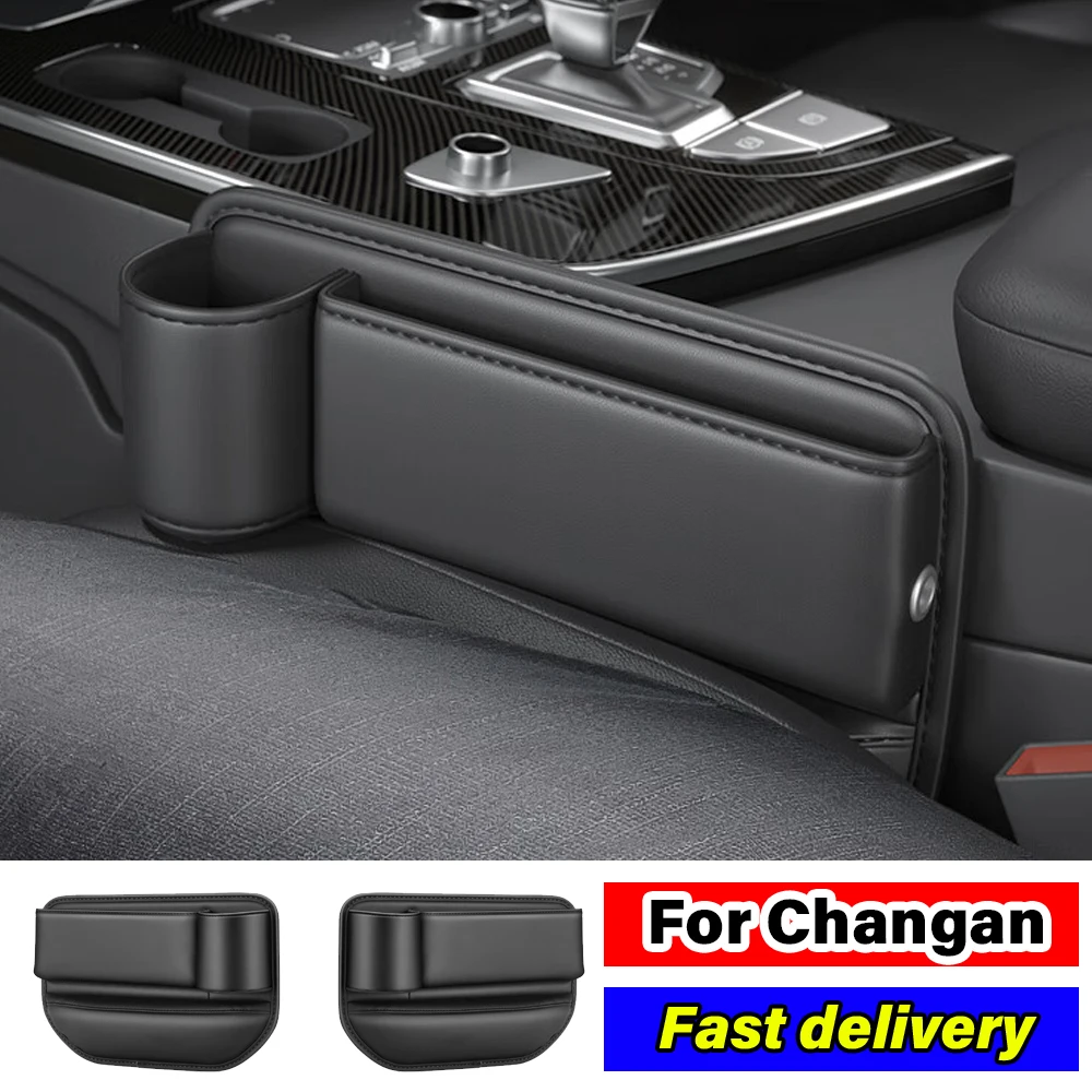 Leather Car Seat Gap Water Cup Holder Storage Bag Accessories For Changan Cs55 Cs35 Cs75 Cs95 Cs15 Cx70 Cs75 Plus Univ RAETON