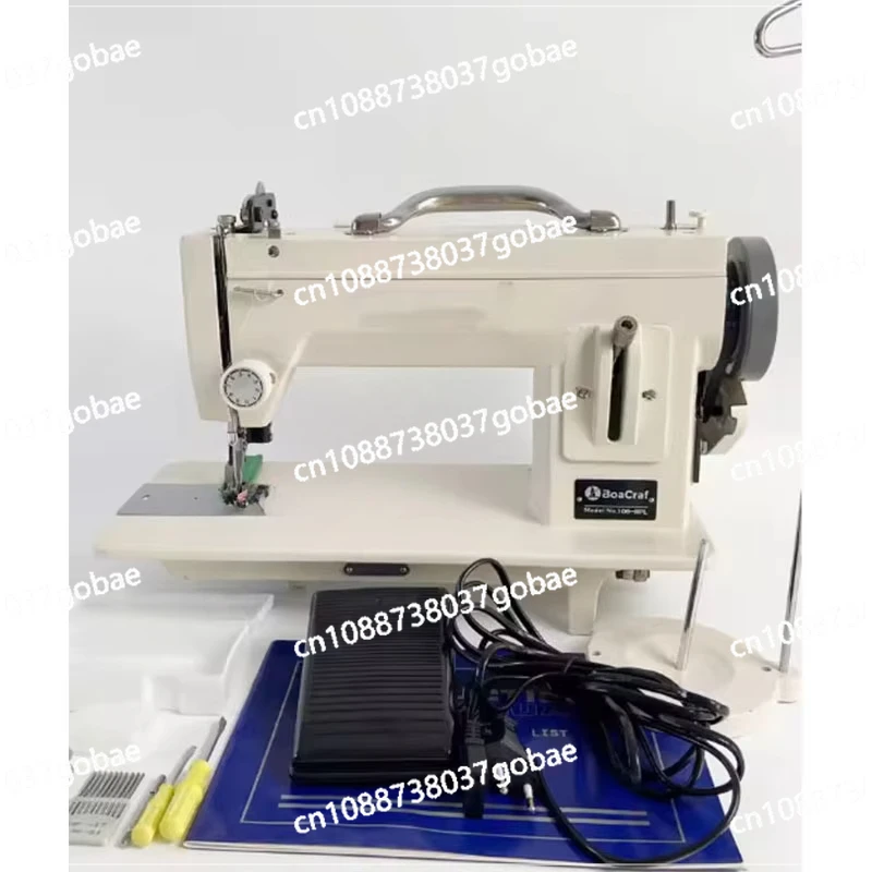 New Electric Thick Material Sewing Machine Walking Foot Zigzag Stitch 9inch  Arm Leather And Heavy-Duty Sewing Machine