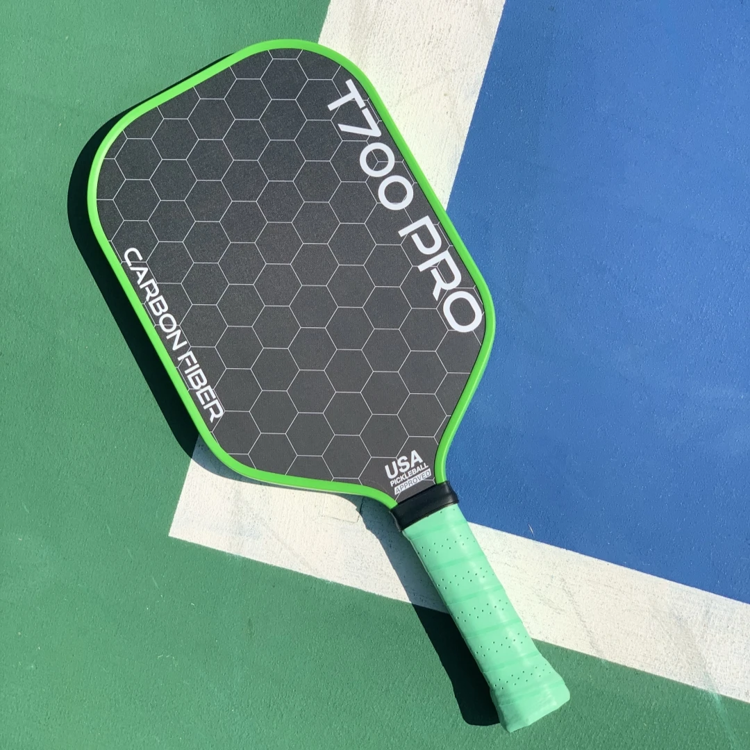 Carbon Fiber Friction Carbon Surface Thermoformed T700 Pickleball Paddle Pickleball Paddle for Women&Men Pickleball Rackets