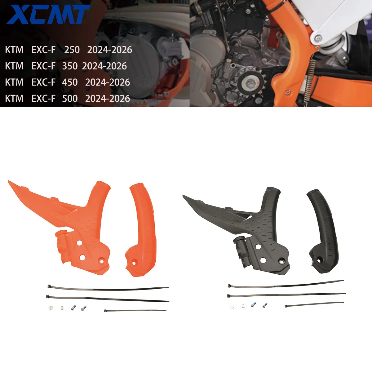 2024 Motorrad Zubehör Seite Abdeckung Rahmen Schutz Schutz Für KTM SX XC XCW XCF SXF EXC EXCF 125 150 250 300 350 450 500 2025