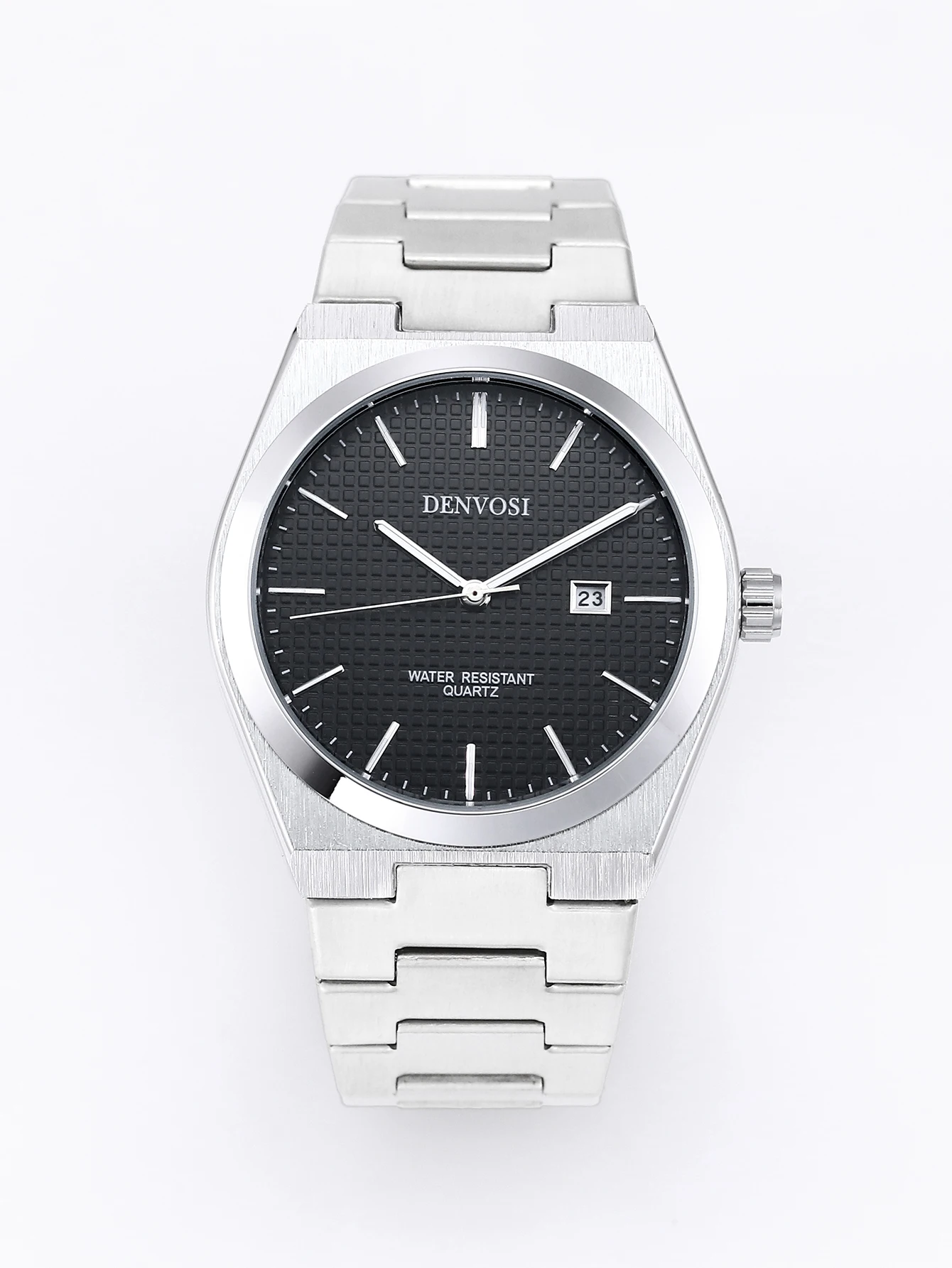 Simple Gridded Quartz watch Waterproof Glow-in-the-dark Business classic wristwatch For Men