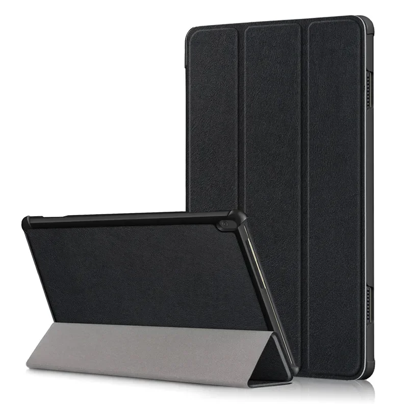 

Case For Lenovo Tab M10 tb x505x x505l x505f Case Tri-Folded PU Leather Magnetic Stand Funda For Lenovo Tab M10 Case tb-x605f/l