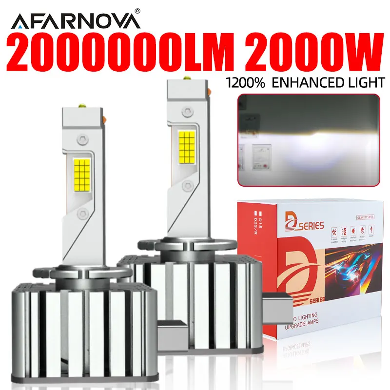 

D3S Led D1S Автомобильная фара HID Ксенон 1:1 D2S D4S Canbus Супер яркая 3000 Вт 3000000LM Автомобильная лампа D2R D4R D1R D3R Противотуманная фара Plug Play