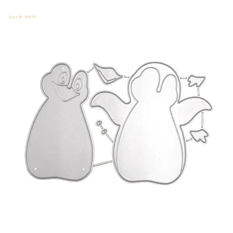 Penguin Metal Cutting Dies Handmade Crafts DIY Scrapbooking Embossing Supplies Dropship