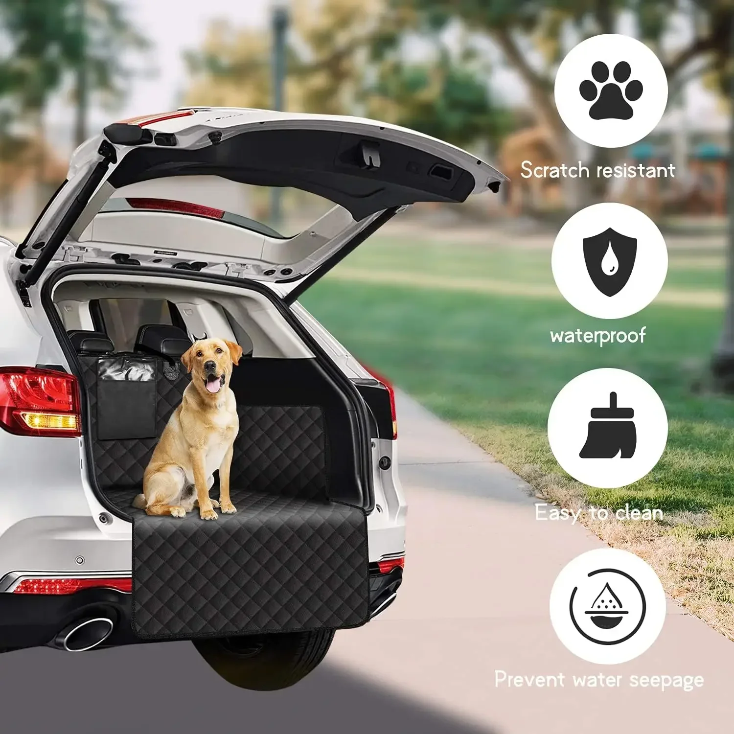 Dog Car Seat Cover Waterproof Pet Travel Dog Carrier Hammock Car Rear Back Seat Protector Mat Safety Carrier For Dogs