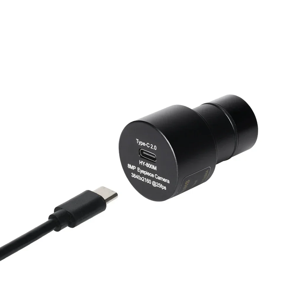 2026 8MP USB Type-C 2.0 4K IMX377 Measurement Microscope Ocular Electronic Digital Eyepiece Camera For Biological Jewels Solderi