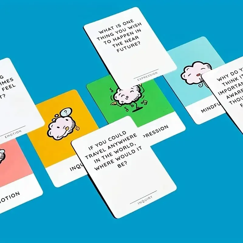 Mindfulness Talk Card Game The School Of Game For Kids Mindful Talk Cards For Children And Parents For Meaningful Conversations