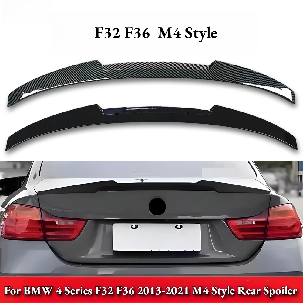 

Для BMW 4 серии F32 F36 2013-2021: задний спойлер в стиле M4, крыло на крышку багажника, тюнинг-комплект, автозапчасти