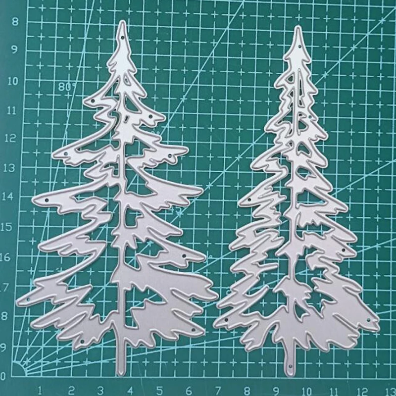 Christmas tree flower embossing metal cutting mold for card making scrapbook birthday Christmas craft die-cutting template