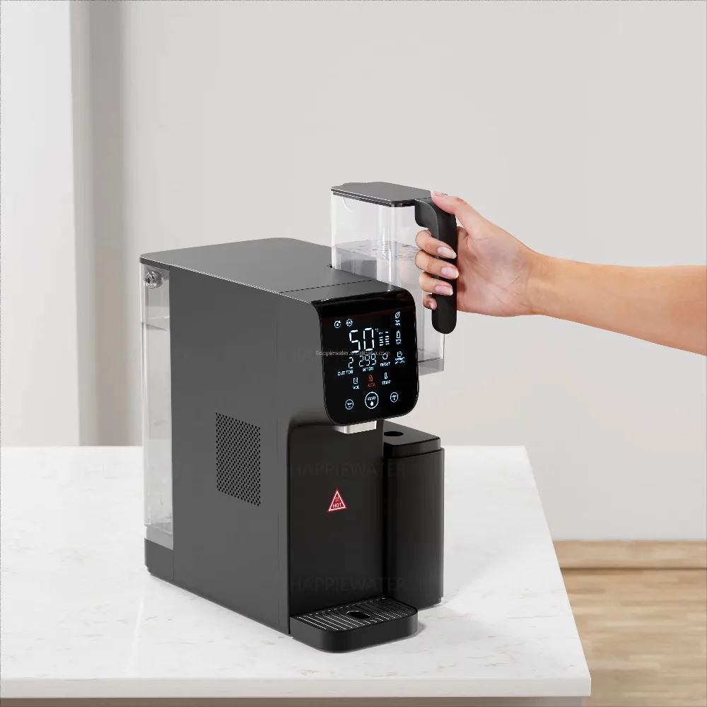 

Countertop Instant Hot Water 8-Stage 100G Reverse Osmosis Water Filter RO System Portable Water Purifier