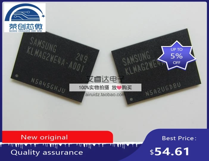 

100% new original KLMAG2WE4A-A001 KLMAG2WE4A A001 BGA 16GB EMMC Memory chip