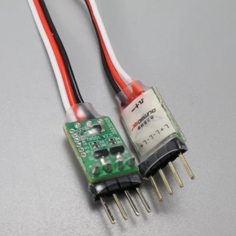 نظام لوحة تبديل وحدة التحكم تشغيل/إيقاف XH1.5/JR التوصيل لسيارة صغيرة RC أجزاء طائرات ثابتة الجناح 3CH LED ضوء المصباح