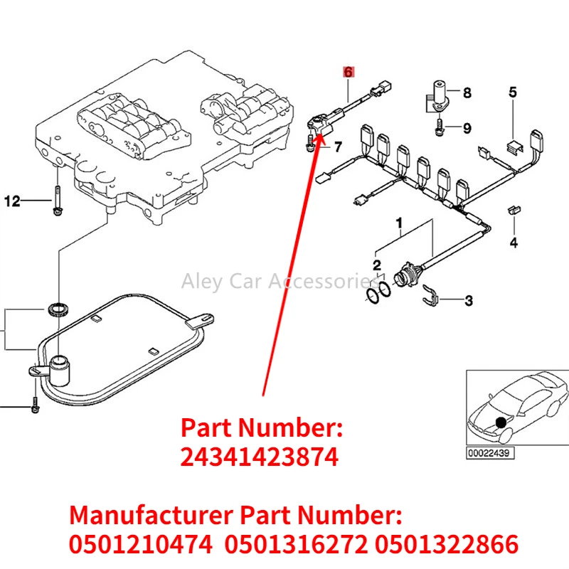 Original 0501322866 24341423874 0501210474 Automatic Transmission
