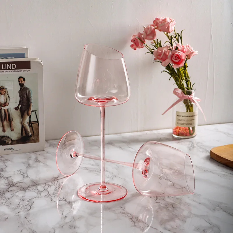 French Crystal Clear Cocktail Champagne Sparkling Wine Glass Large Capacity Coffee Milk Juice Goblet Weddig Party Drinkware Gift