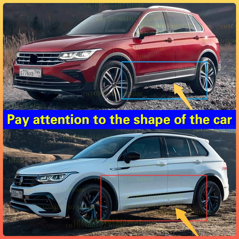 واقيات الطين مناسبة لشركة فولكس فاجن فولكس فاجن تيجوان L 2017-2025 واقيات الطين مصدات الإطارات واقيات الطين ملحقات إطارات العجلات 4x