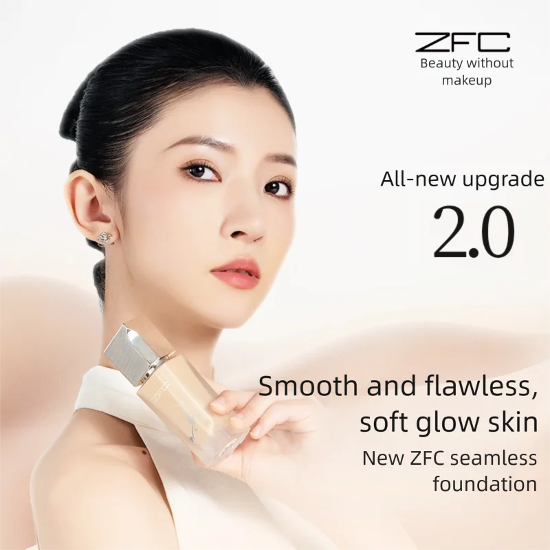 ZFC Plum Bloom Collection Make up Liquid Foundation A02S/A04/201/203 30g (1.06 oz) Oil-Free