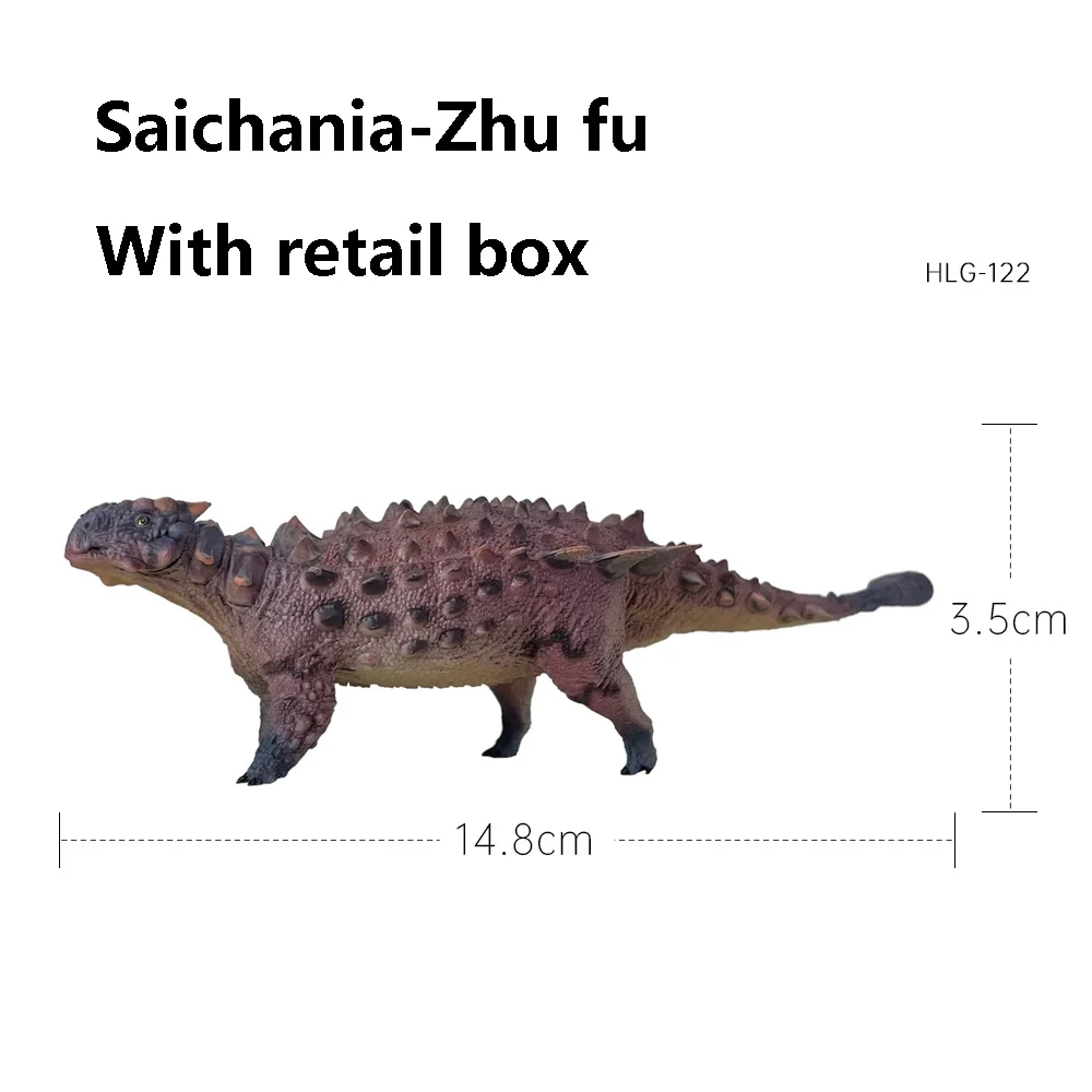 1:35 HAOLONGGOOD Saichania Toy Prehistoric Animal Model With Retail Box