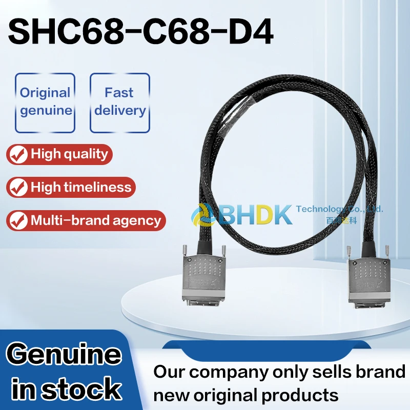 FOR NI SHC68-C68-D4 196275-01 Shielded VHDCI Cable 1m For High Speed Digital Data Acquisition Tool