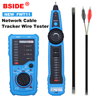 BSIDE FWT11 Network Cable Tracker Wire Tester RJ11 RJ45 Cat5Cat6 Ethernet LAN Detector Line Finder Telephone Wire Tracker Finder
