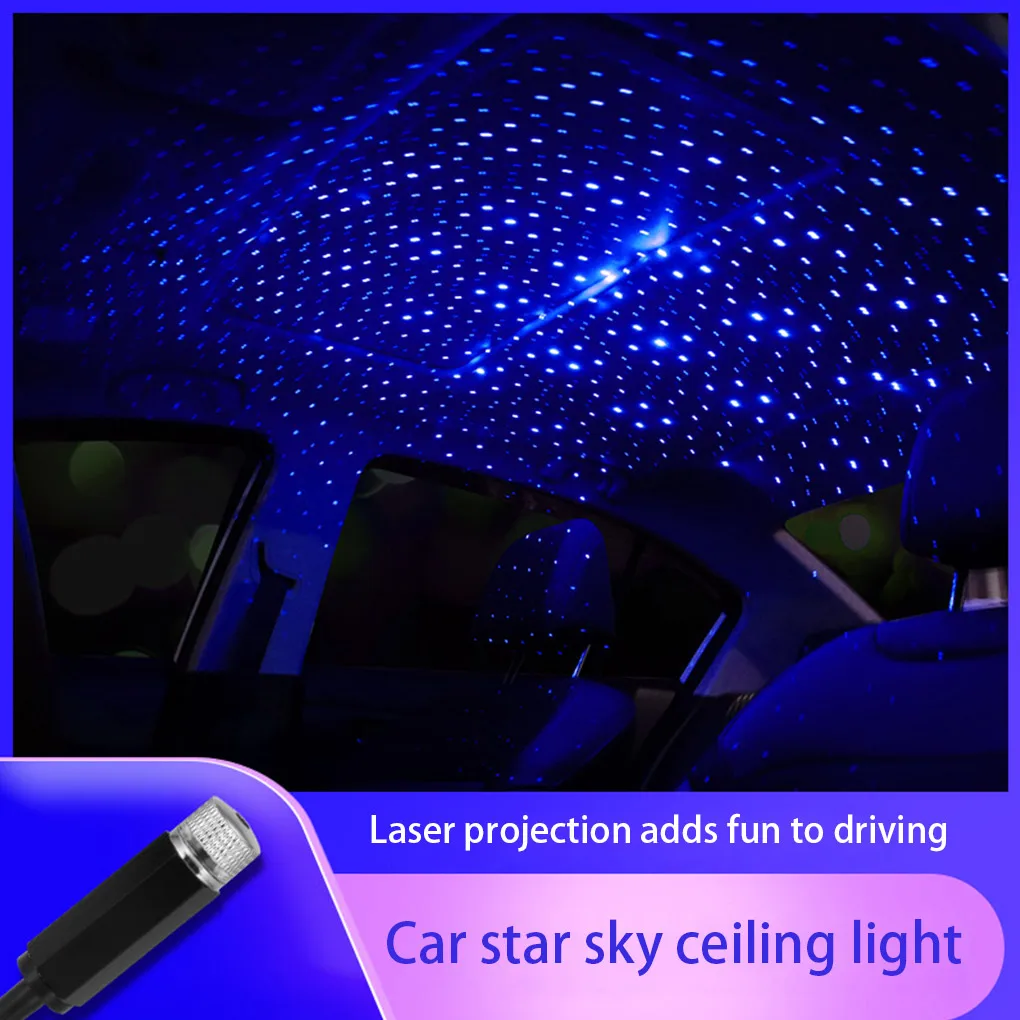 Car Roof Projection Light USB LED Starry Atmosphere Lamp for SsangYong rexton Great Wall Haval Hover H3 H5 H6 dacia buick excell