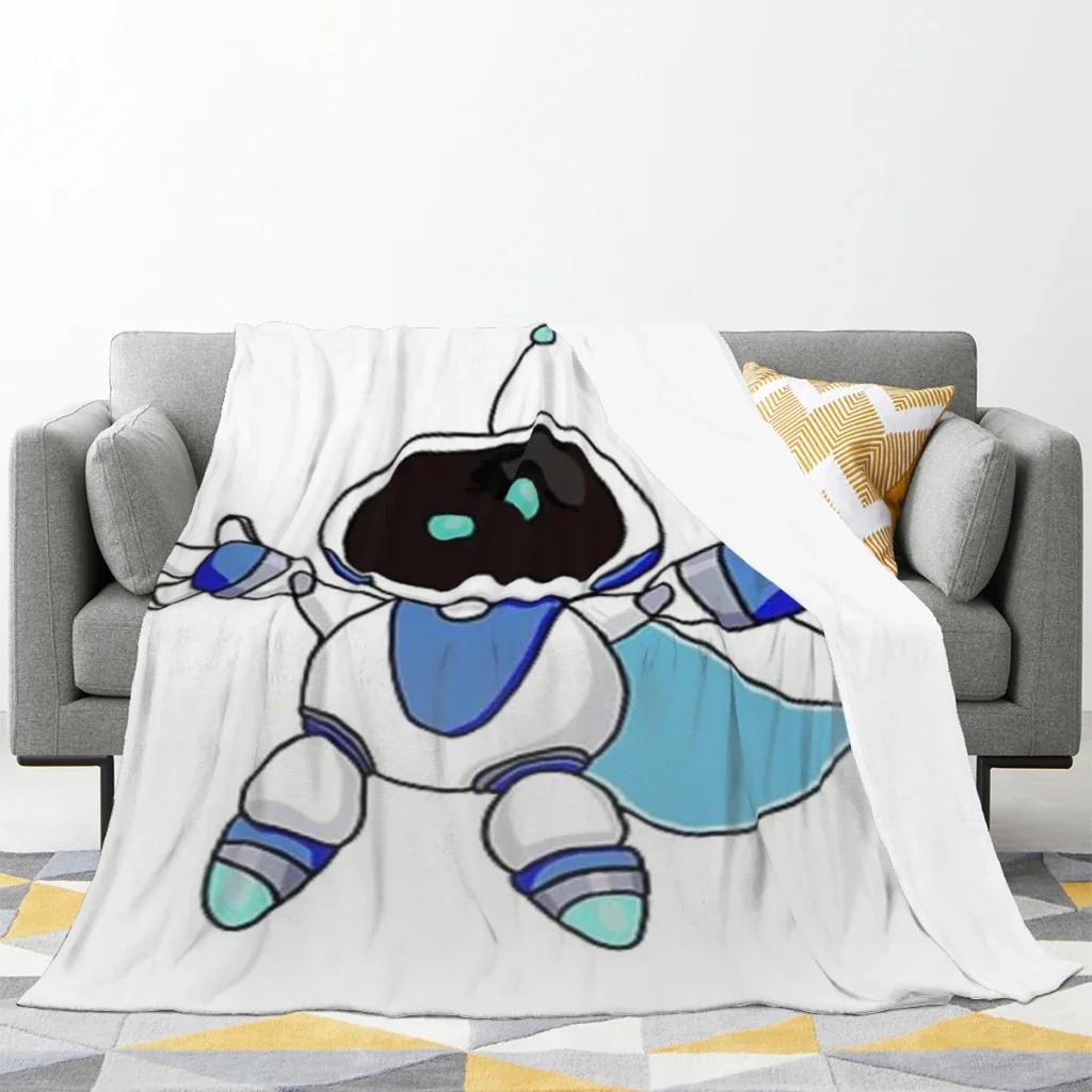 Astrobot fanart Comfortable Flanne Blanket Soft comforter sets throw for Couch Warm Flannel Blankets Bedroom Décor