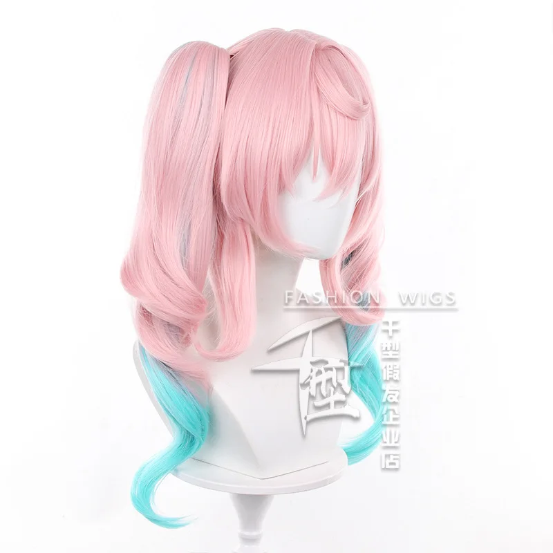Feng Jin Cosplay Perucas Mulheres 50cm Jogo Honkai Star Rail Cosplay Peruca de cabelo sintético resistente ao calor + touca de peruca