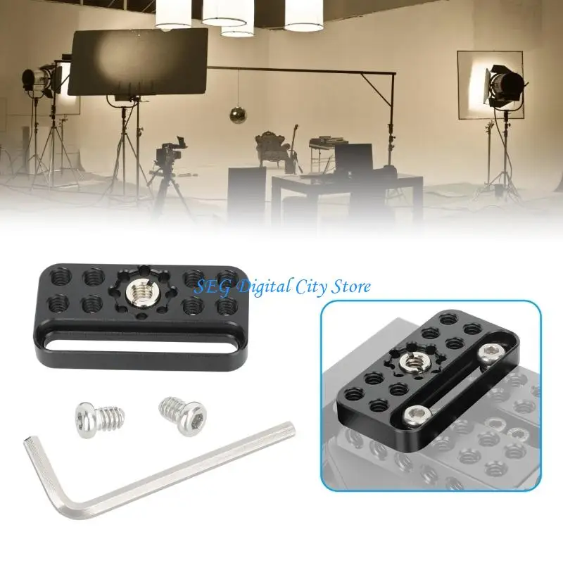 

U75B Multi Hole Mounting Board For Photo Video Gear Lightweight Aluminum Alloy Construction