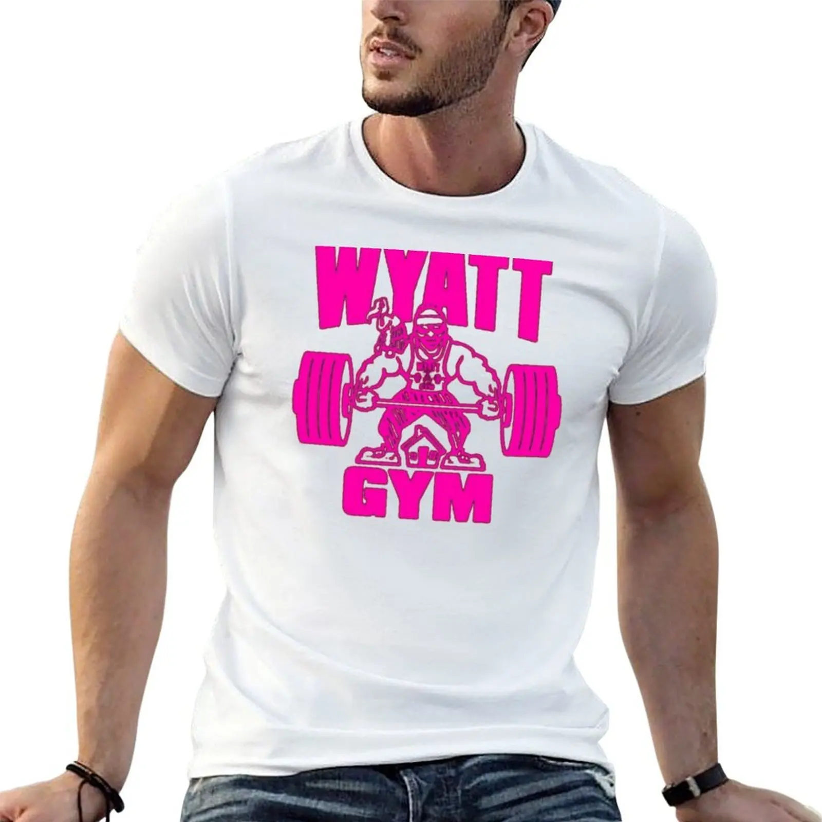 

Wyatt Gym T-Shirt printed t shirts for man cotton t shirt pack anime t shirts for man T-shirt