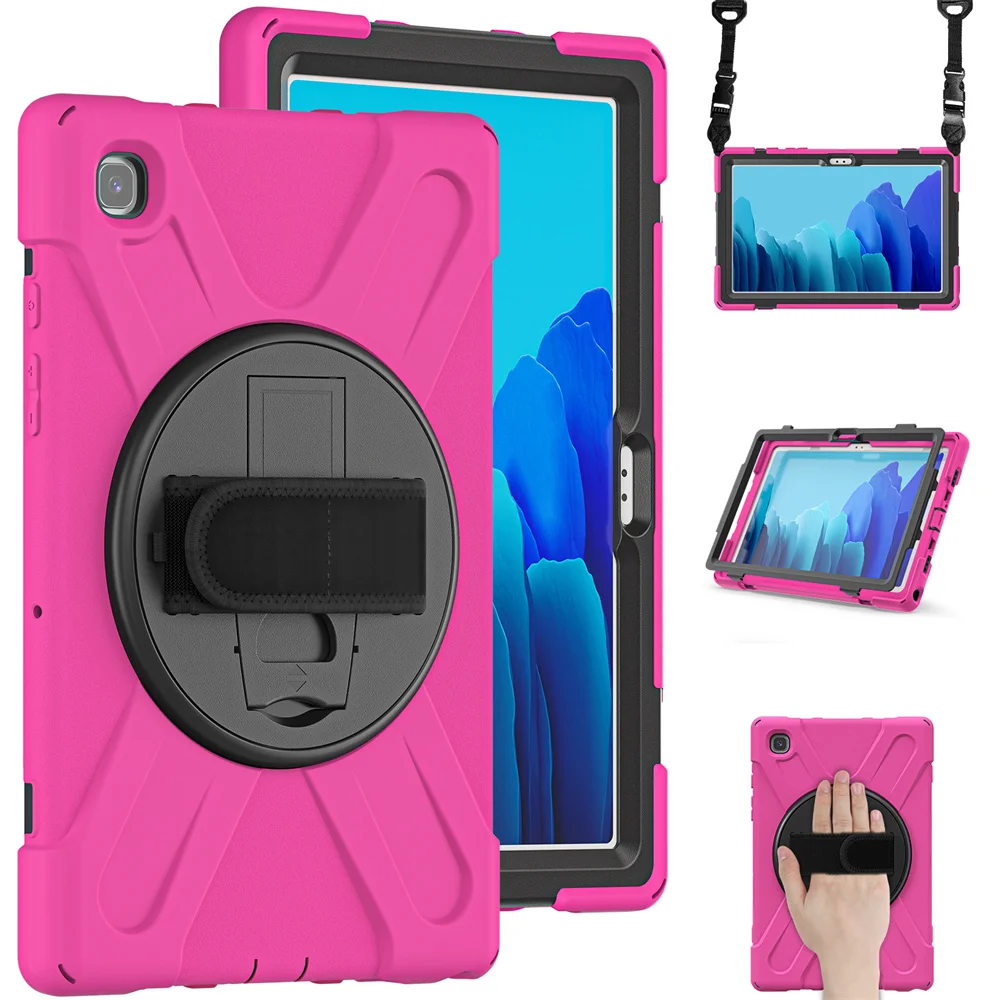 For Samsung Galaxy Tab S5e 10.5inch 2019 SM-T720 T725 Tab A7 10.4 T500 Case Kids Safe Armor Shockproof Hybrid Stand Tablet Cover