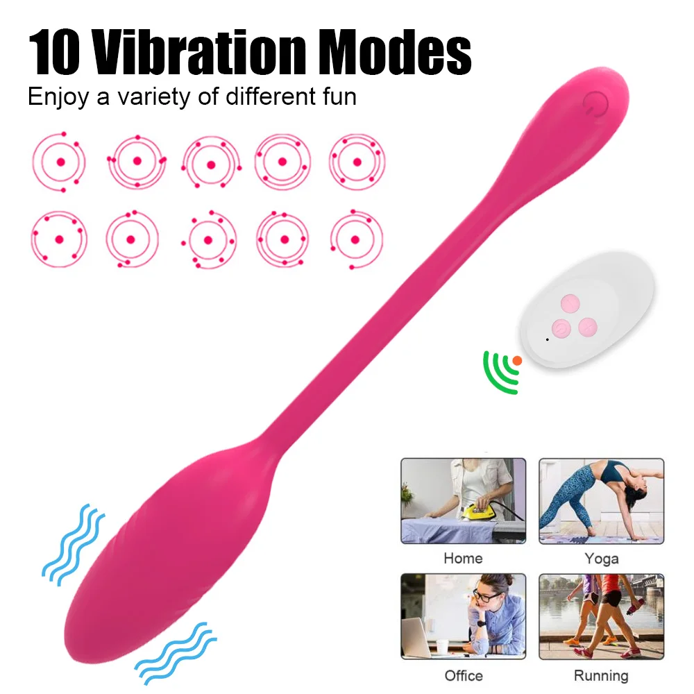 10Mode Electric Vaginal Balls for Women Vibrators G Spot Massager Nipple Clamps Anal Plug Wireless Control Panties Sex Toys 18