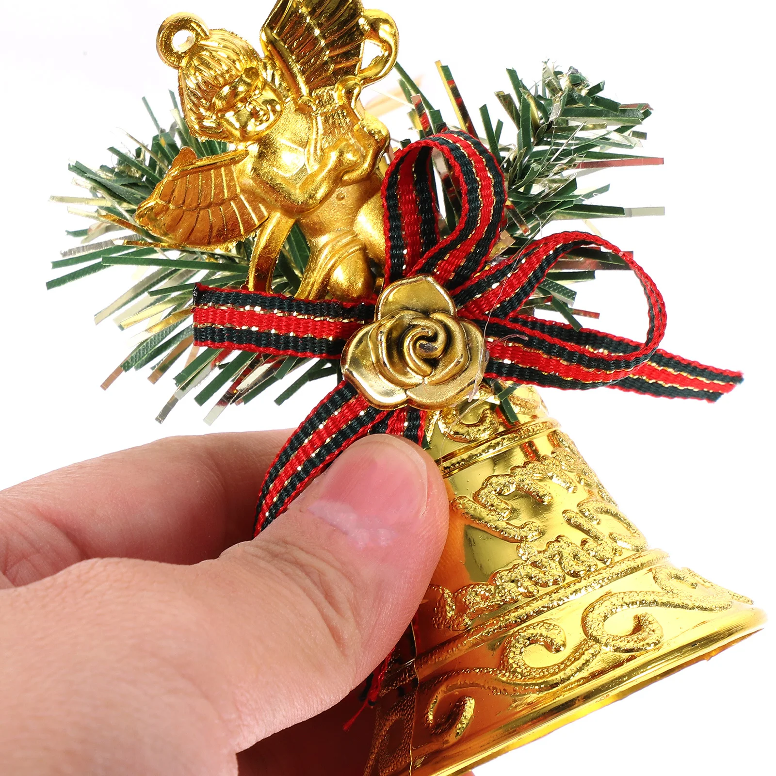 

6Pcs Xmas Bell Hanging Ornaments Decorative Christmas Bells for Tree Door Window Indoor Outdoor Party Decor Xmas Tree Ornament