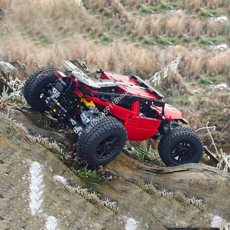 1734 قطعة MOC RC سباق عربات التي تجرها الدواب BuWizz MOD نموذج فني بناء هدايا عيد الميلاد كتل لعبة إبداعية التعليم الطوب الاطفال عيد ميلاد #4