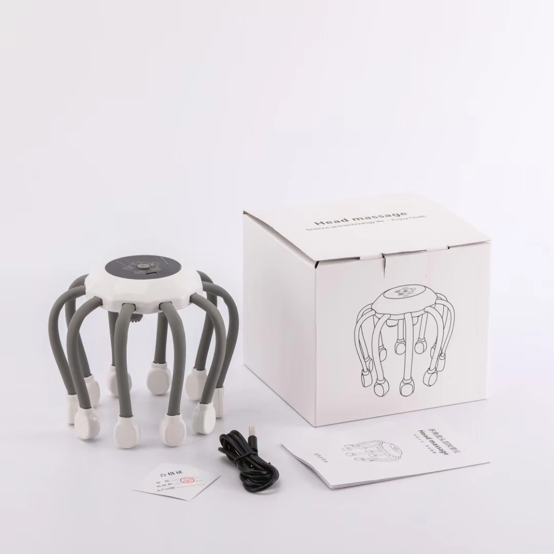 High quality 5 model octopus head massager vibration scalp massager relax head scalp massager