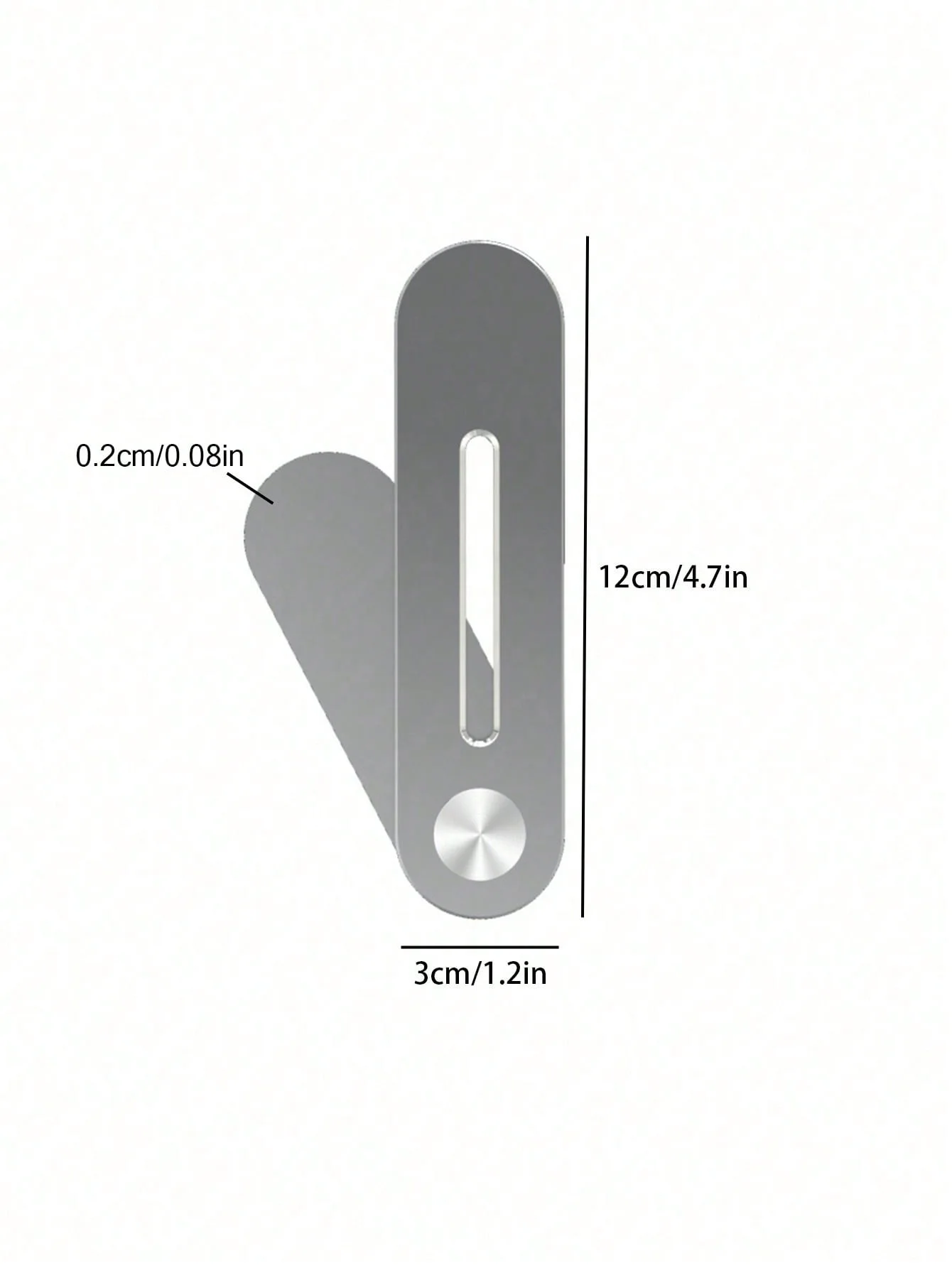Laptop-Doppelbildschirm-Telefonständer aus Aluminiumlegierung, magnetischer, tragbarer Bildschirmständer für die Computerseite, 1 Stück – Detail 6