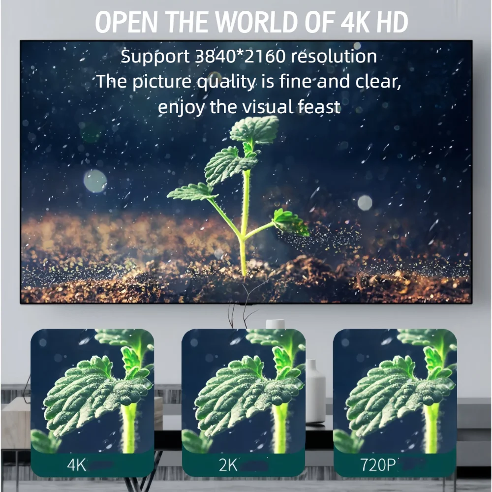 4K * 2K DisplayPort إلى HDMI محول متوافق 1080P DP إلى HDMI محول 1.8 متر كابل لسطح المكتب الكمبيوتر المحمول شاشة تلفاز العارض