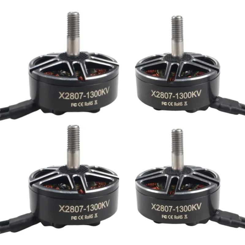 

4PCS X2807 1300KV 4S Brushless Motor - FPV 7inch LR7 Long Range Freestyle Drone DIY Spare Parts