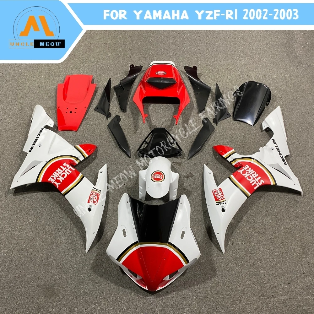 Motorcycle Fairing Kit Fits YAMAHA YZF R1 2002 2003 YZFR1 02 03 Customizable Full Bodywork Set High Quality ABS Plastics