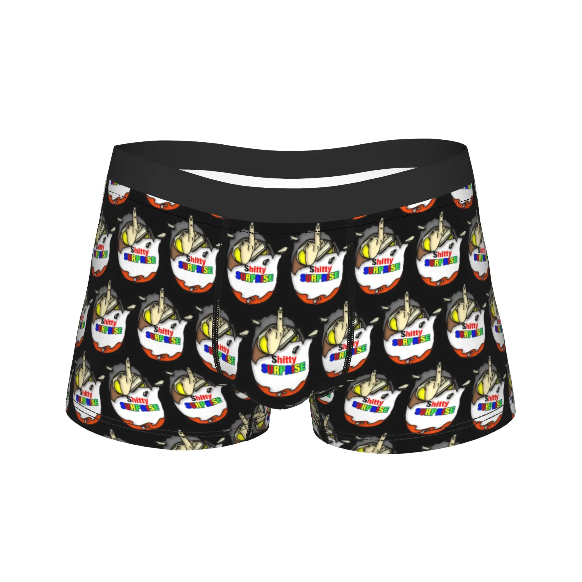 

Kinder Surprise Joy Snack Underwear Men Boxer Brief Funny Boxershorts Hot Sale Pattern Plus Size Underpants